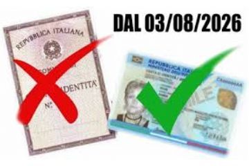 Passaggio dalla carta d'identità cartacea alla C.I.E.
